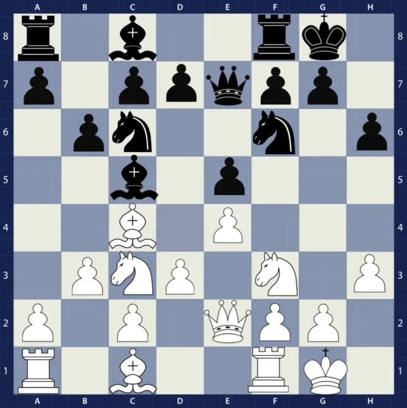 Partie d'échecs en cours sur Free Board Society : échiquier bleu et crème avec coordonnées
